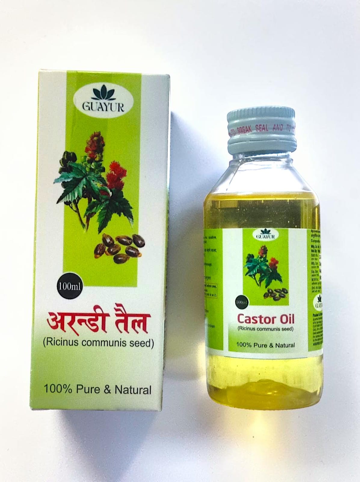 Premium Pure Castor Oil - Hair and Skin Health